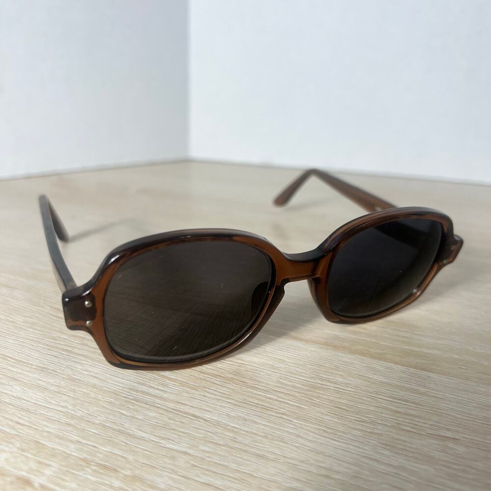 Vintage USS & Romco 4 1/2 - 5 3/4 RO 52-20 Sunglasses Full Rim FRAMES ONLY Brown